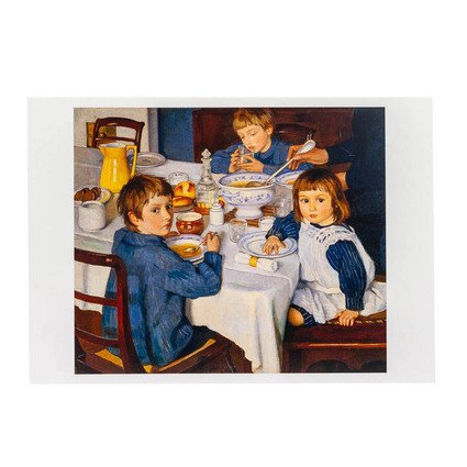 Картина за завтраком серебрякова история создания