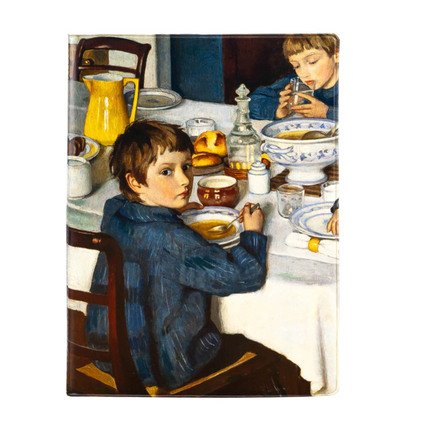 Картина за завтраком серебрякова история создания